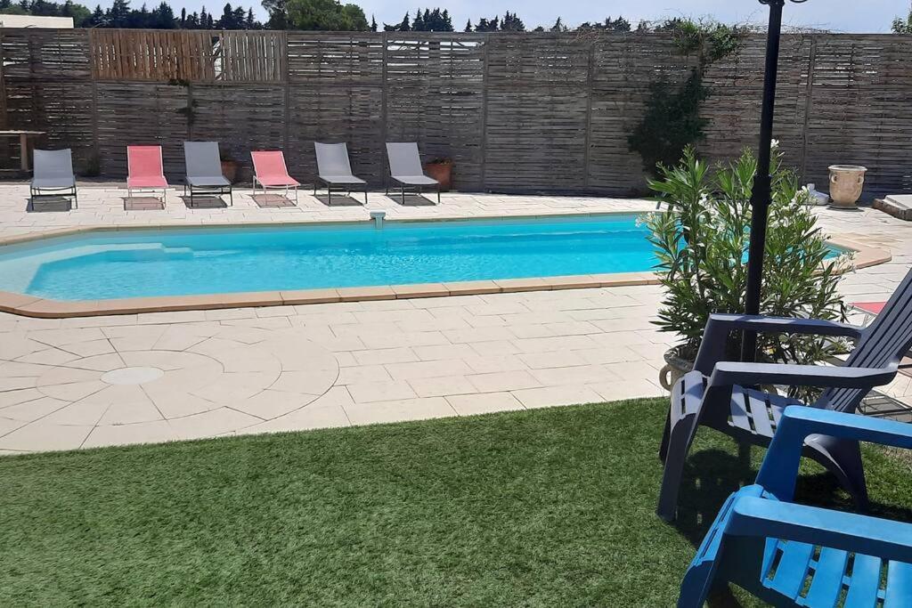 Villa L'Estel En Campagne Avec Piscine Privee Proche Arles Et Avignon Tarascon Extérieur photo