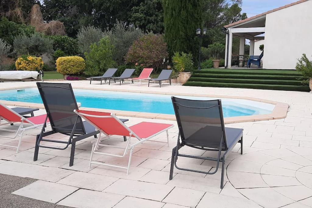 Villa L'Estel En Campagne Avec Piscine Privee Proche Arles Et Avignon Tarascon Extérieur photo